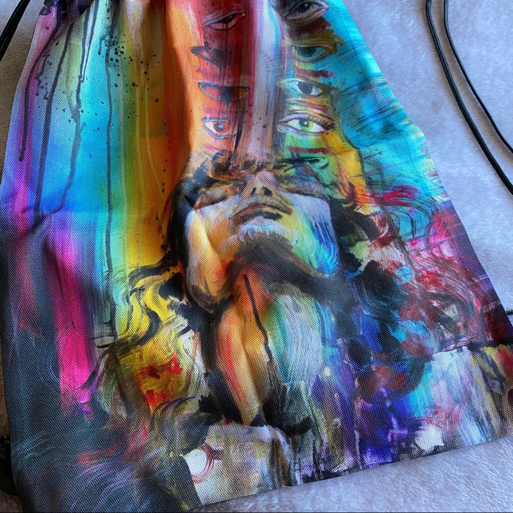 Canvas Drawstring Backpack - image 2